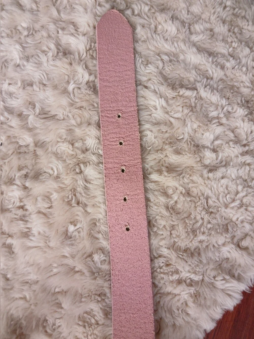 💎 GAP Women's Belt Pink Floral Embossed Leather